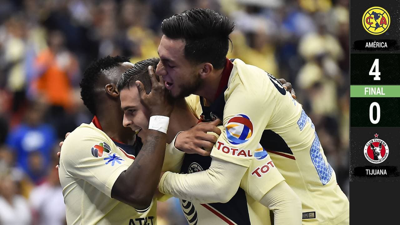 ¡Águila imponente! América goleó a Xolos y, después de 28 años, está en la Final de Copa MX