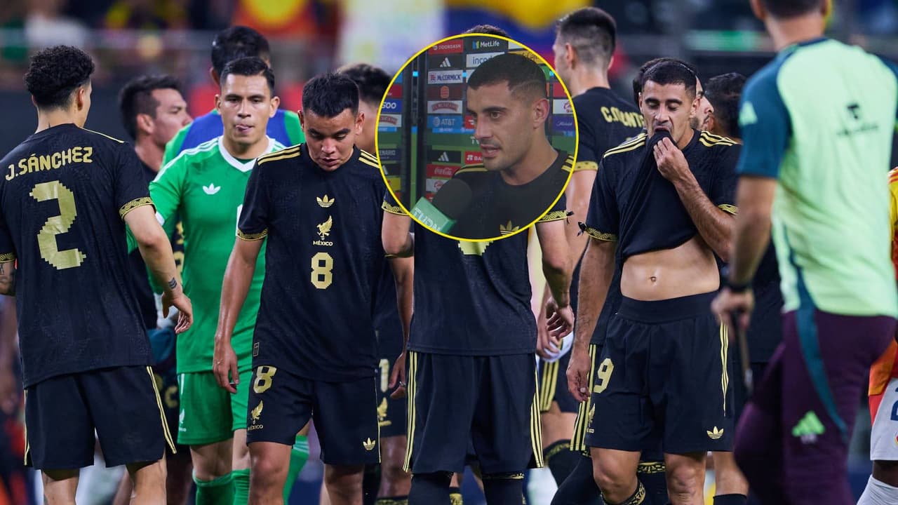 Germán Berterame sale molesto y con dolor tras goleada de Colombia