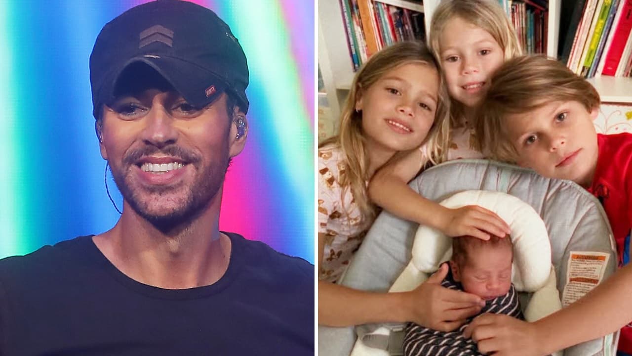 Hijos de Enrique Iglesias reaparecen: el cantante comparte tierna foto de los 4 que podría revelar el sexo del bebé