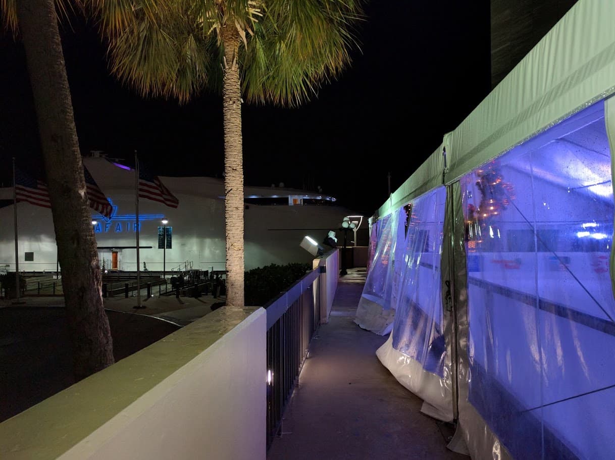 Pista patinaje sobre hielo en Miami