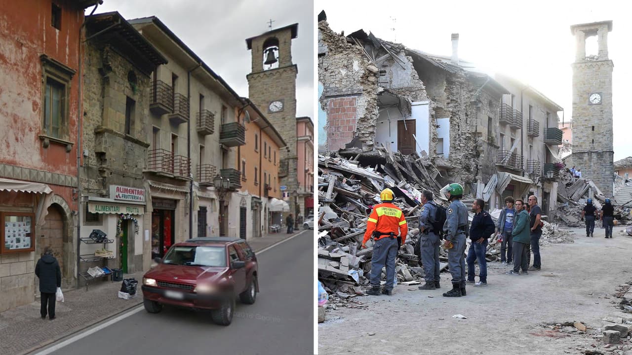 El jefe de la Protección Civil, Fabrizio Curcio, confirmó a la prensa que "muchos edificios quedaron destruidos" en muchas localidades y que se teme por la vida de sus habitantes.
