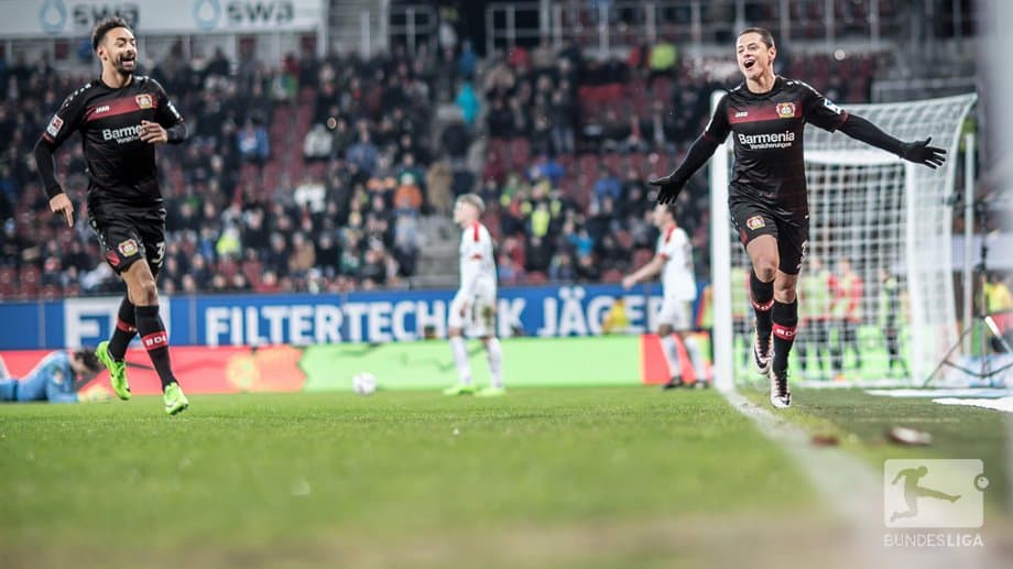 'Chicharito', otra vez nominado como jugador de la semana en la Bundesliga