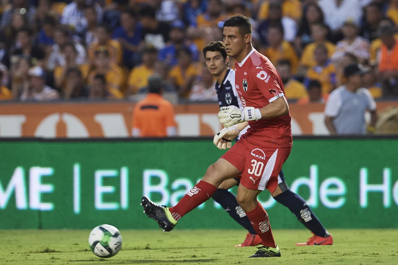 Luis Alberto Cárdenas ocupó el arco de Rayados en la mayor parte del segundo tiempo, reemplazando al argentino Barovero.