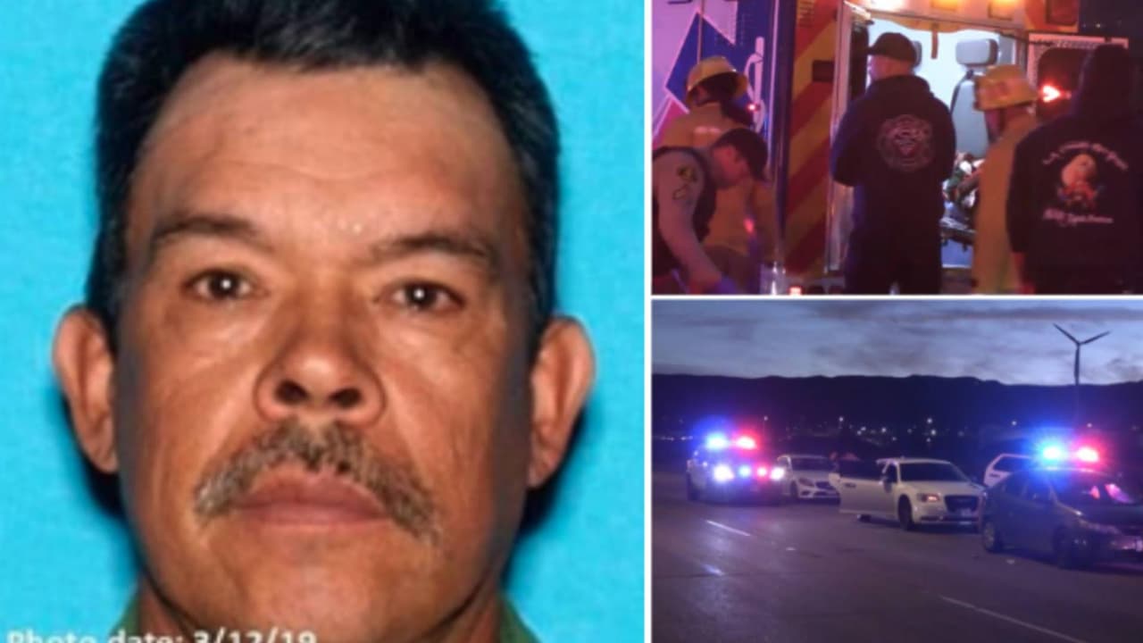 Hispano dispara en la cabeza al exnovio de su hija tras violenta persecución en Palmdale