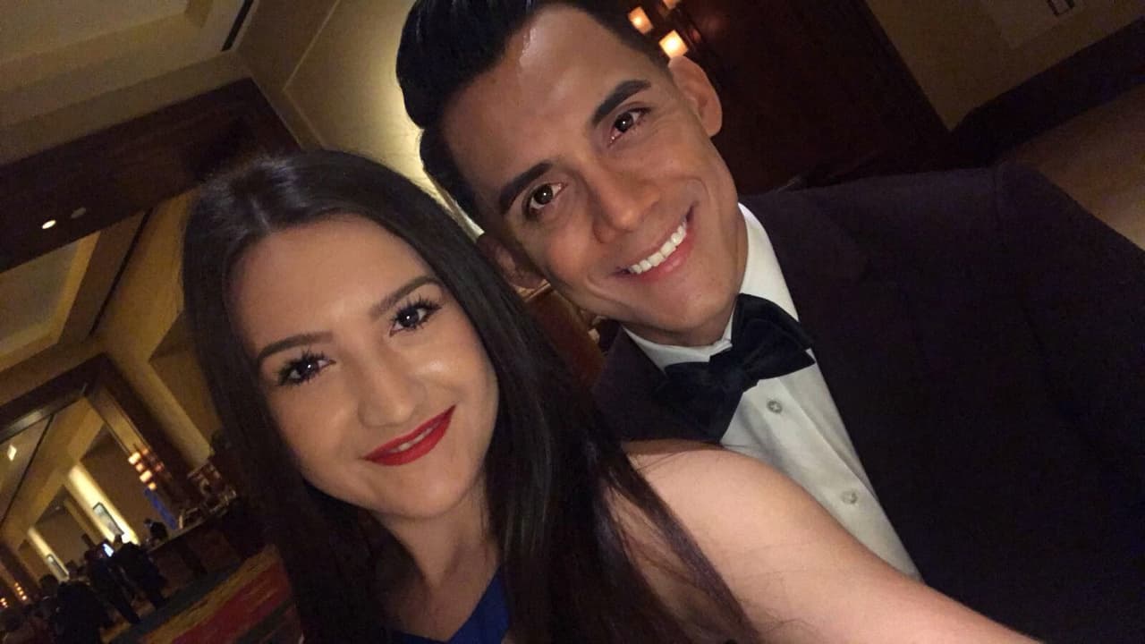 Celina Saldívar y Raúl Solís.