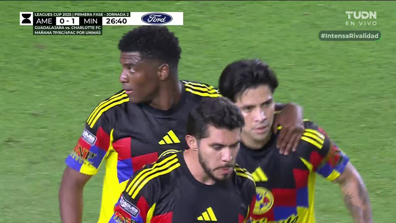 ¡Gol del América! Centro de Fidalgo y Zúñiga provoca autogol de Minnesota
