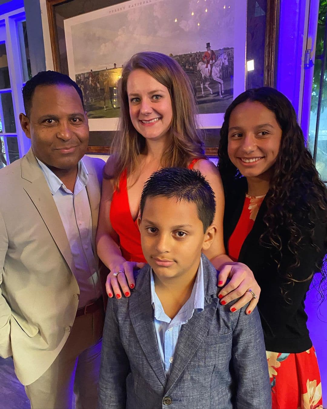 Estuvo de festejo su pequeño hijo, muy consentido por toda la familia.