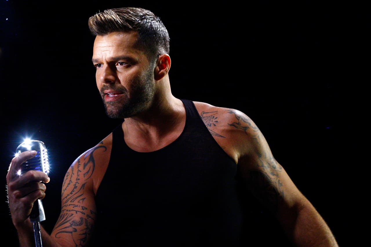 Ricky Martin fue coach de un reality musical en 2014.