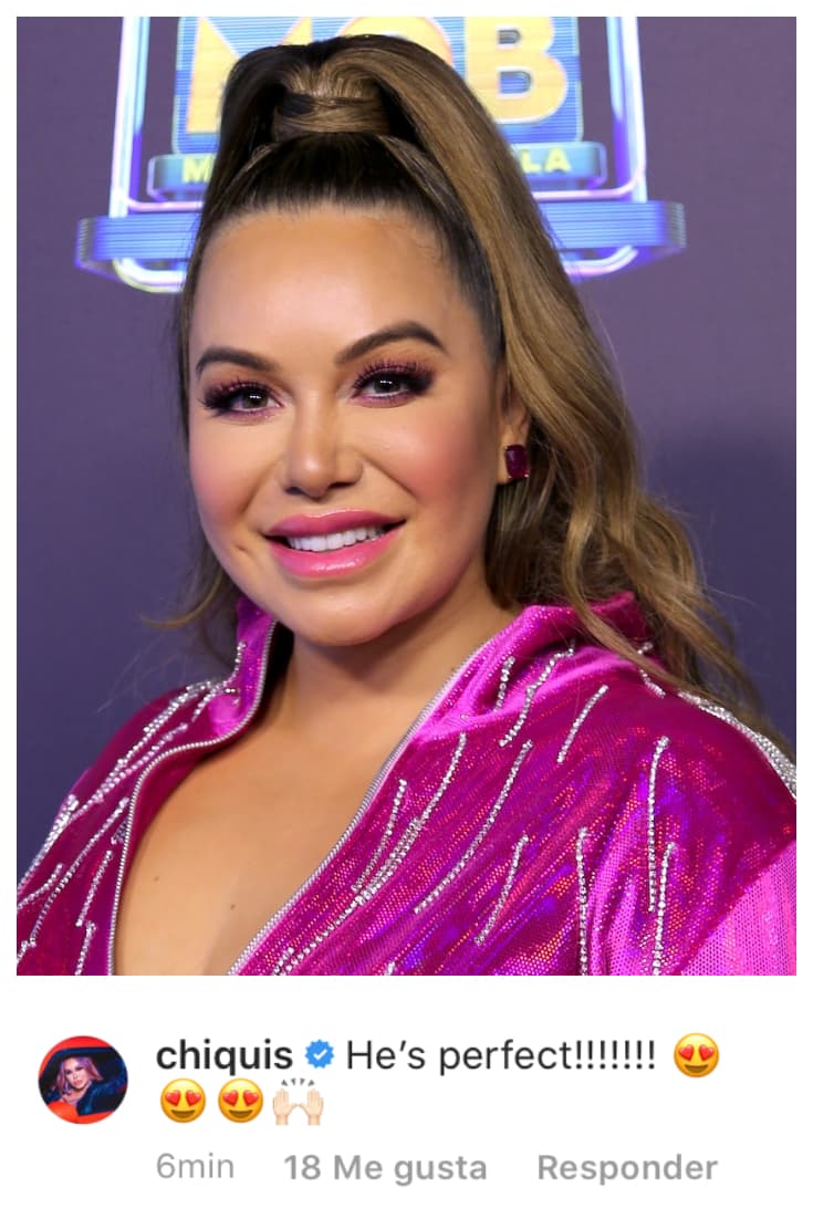 Chiquis Rivera no tardó en reaccionar al nacimiento de su sobrino y escribió: "Él es perfecto".