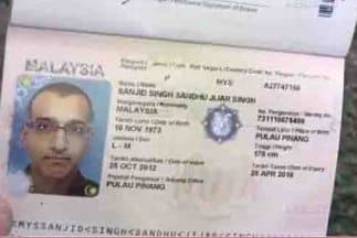 Sanjid Singh cambió de último momento su jornada laboral. Su esposa, también sobrecargo, se había salvado de morir en el MH370. Foto tomada de Twitter.