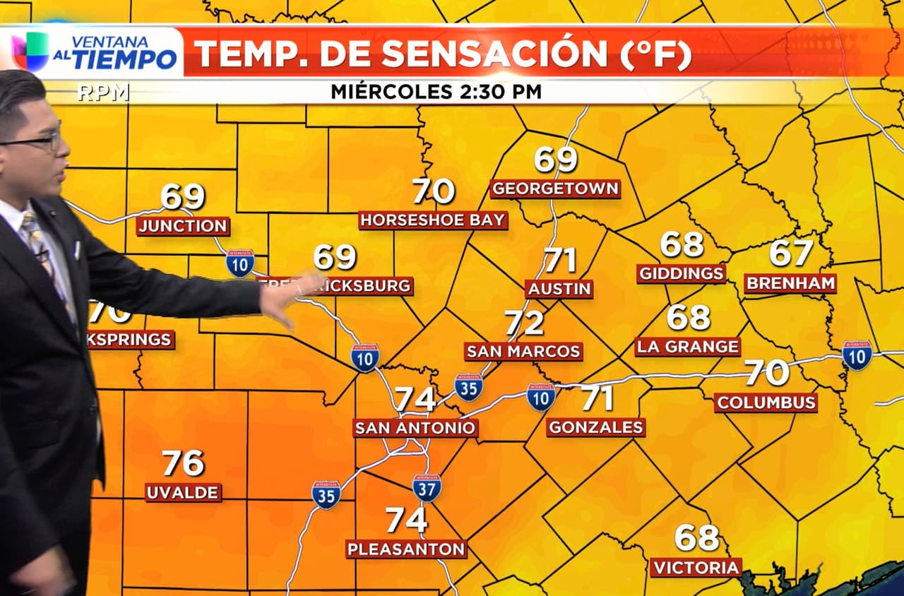 Tiempo caluroso con posibilidad de tormentas en la tarde del martes 