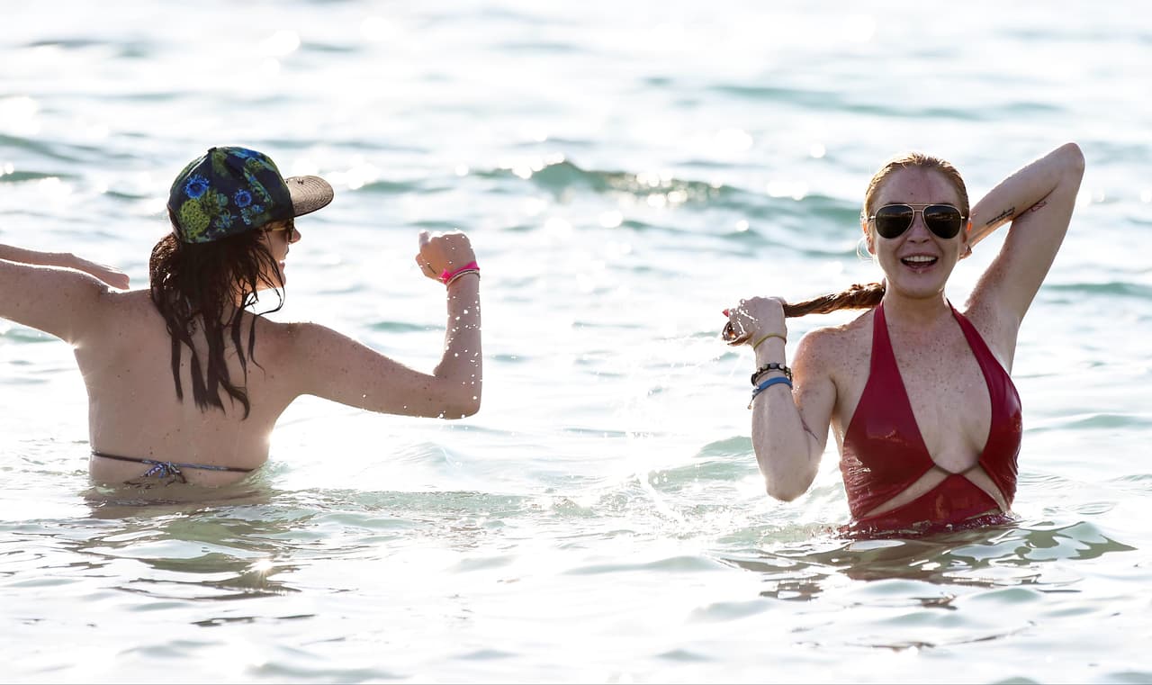 No le importó que los paparazzi la siguieran en sus vacaciones.