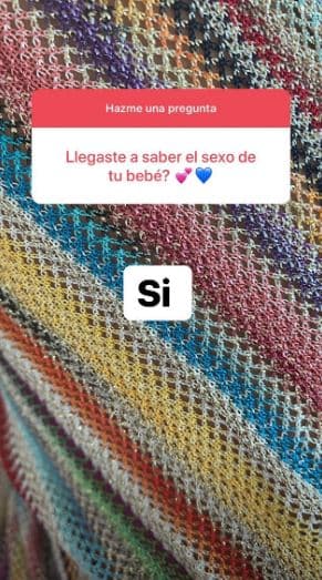 Confesó que sí conoció el sexo del bebé que perdieron ella y el empresario Juan Valladares en agosto de 2018.