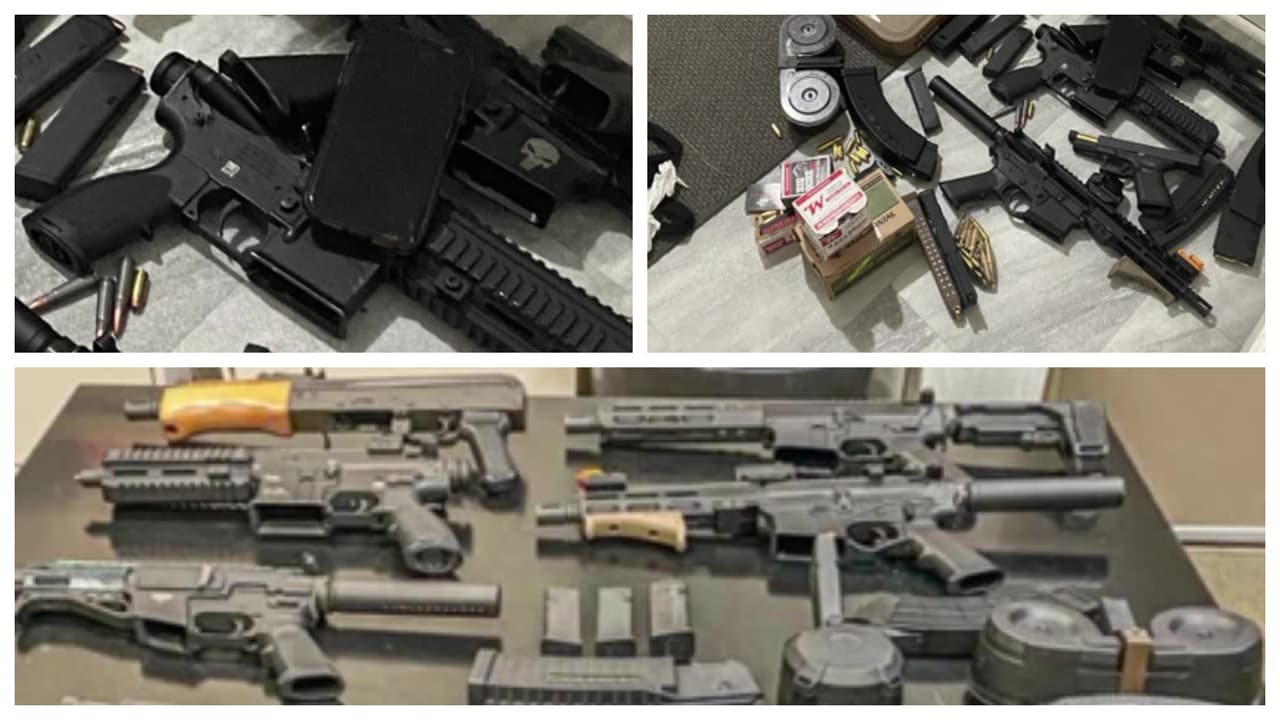 Niño de 15 años es arrestado por presunto robo a mano armada; policía catea su casa y le encuentra varias armas 