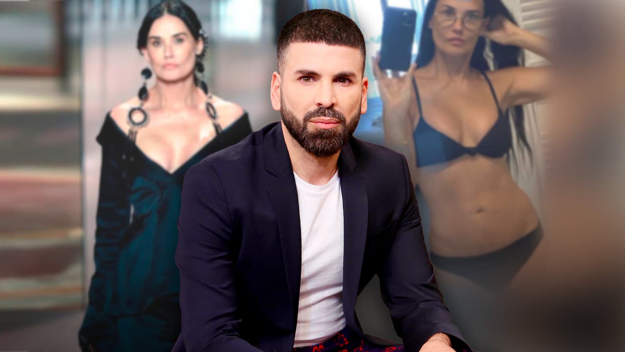 Jomari critica a los que “destruyeron” a Demi Moore por su rostro y ahora la aplauden por mostrarse en bikini