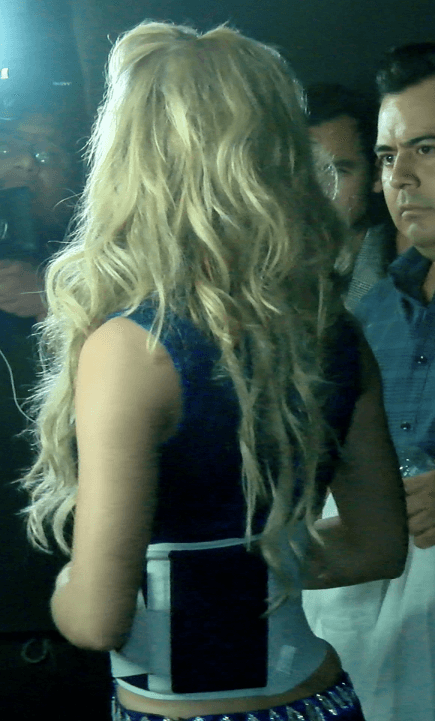 No hay un diagnóstico definido, "porque está muy inflamada y en la radiografía no se puede ver qué tan grave es la lesión", explicó la actriz rusa.