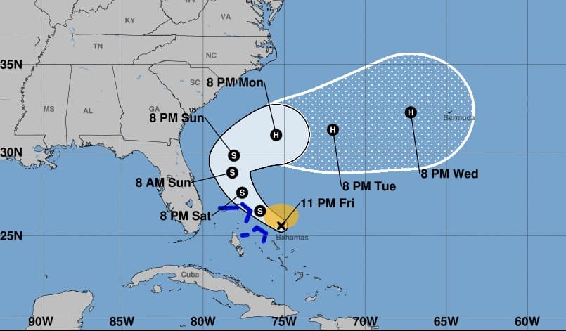 Se forma la tormenta tropical Humberto en el Atlántico 