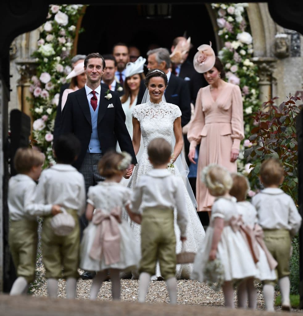 En la boda de Pippa Middleton y James Matthews, los pajes robaron los suspiros de los invitados y espectadores.