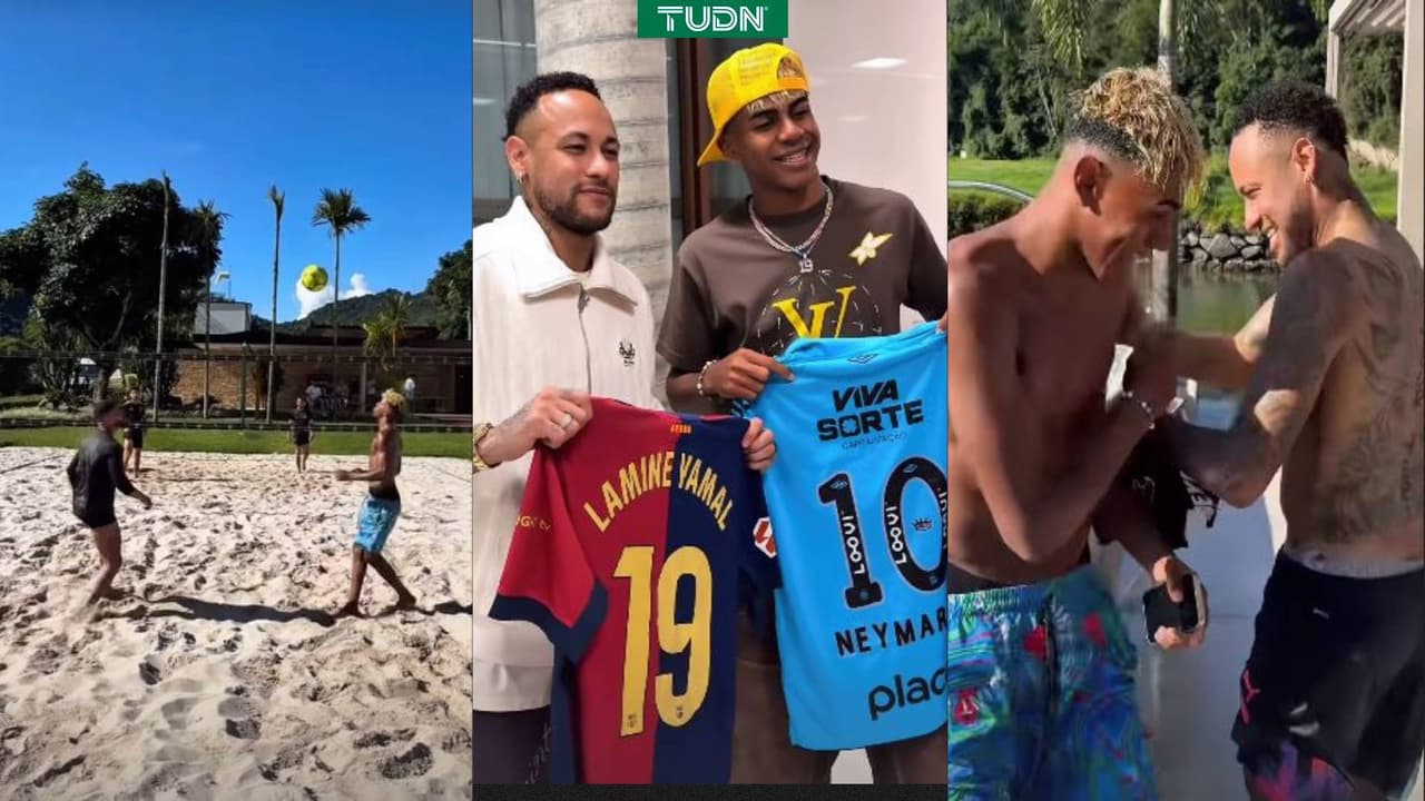 Neymar y Lamine arman gran fiesta en Brasil 