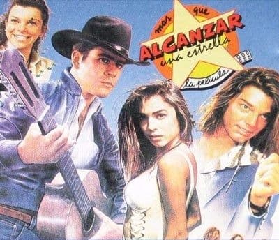 'Más que alcanzar una estrella' fue el título de la película, y fue lanzada en el año de 1992, antagonizada por 
<b><a href="http://www.univision.com/temas/bibi-gaytan">Biby Gaytán</a></b> y 
<b><a href="http://www.univision.com/temas/ricky-martin">Ricky Martin</a></b>.