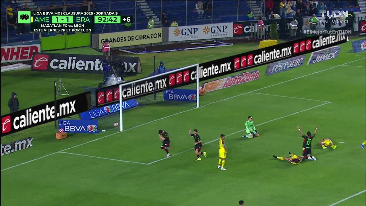 ¡GOL!  anota para FC Juárez. Guilherme Castilho