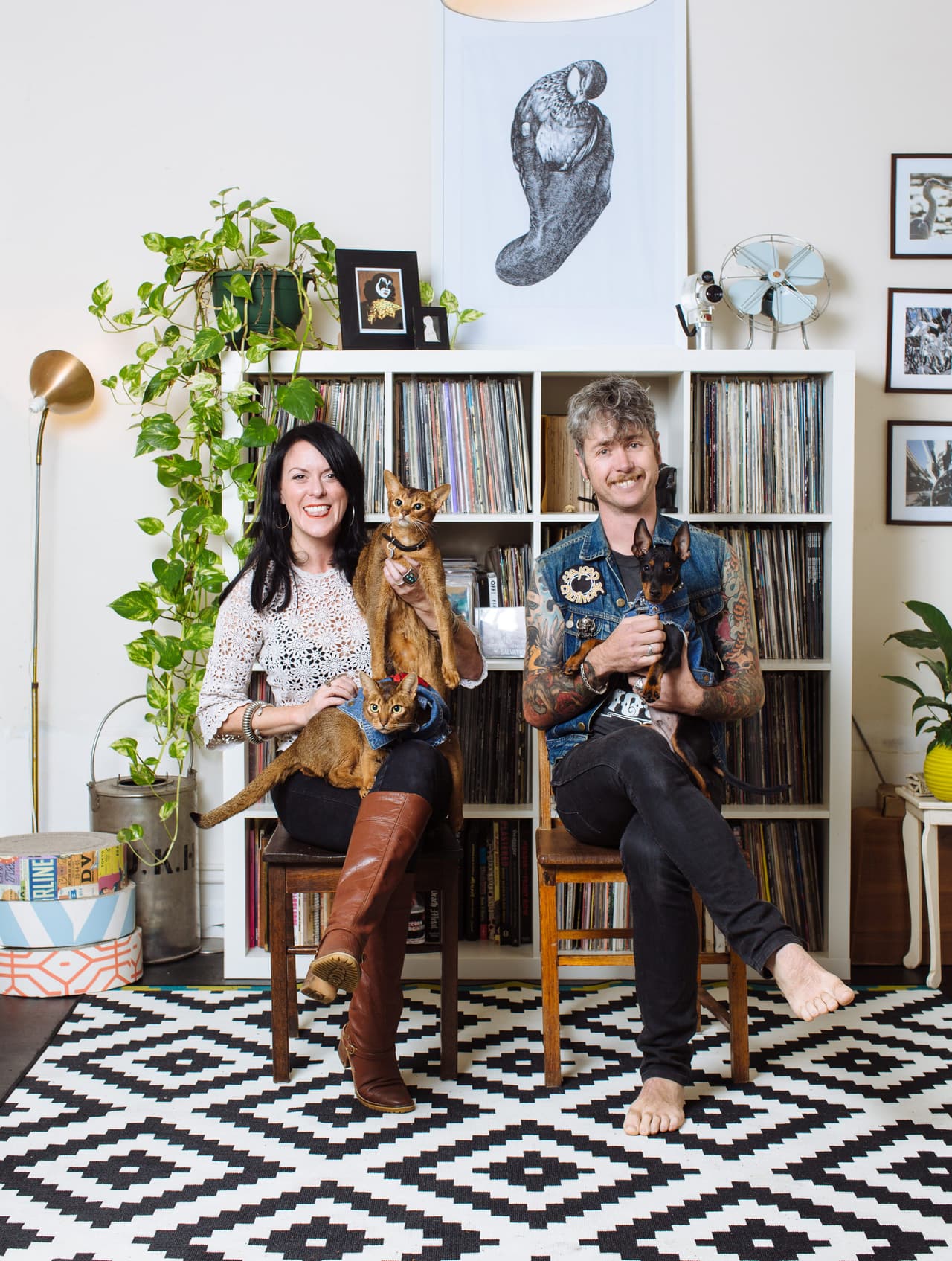 Mel y Matt Westwood crearon estas prendas especiales para ellos.