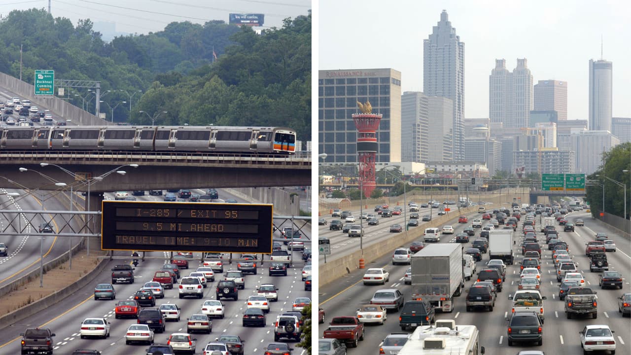 Revelan cuál será el peor día para viajar por carretera en Atlanta durante las fiestas