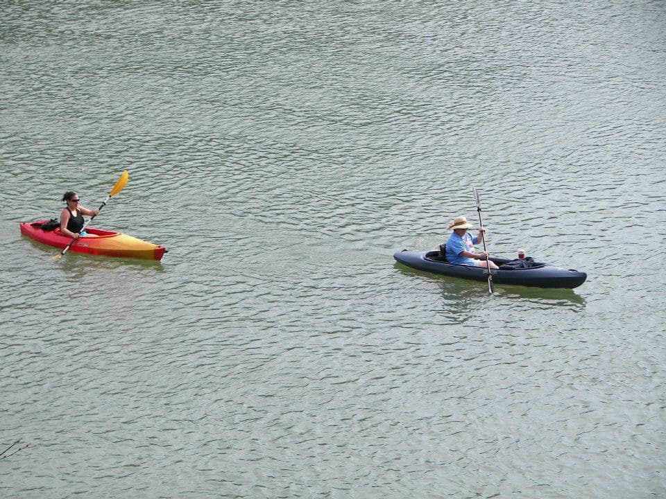 <b>VAYAN DE AVENTURA</b>. Para las mamás que anhelan la aventura, naveguen juntos en kayak por el río Kiski, en las afueras de Leechburg, con 
<b><a href="https://the-rivers-edge.com/" target="_blank">The River's Edge Canoe & Kayak</a></b>.