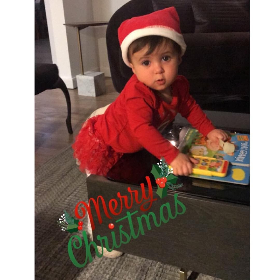 La consentida de la familia es Lúa, hija de Zuria Vega y Alberto Guerra.
<br>