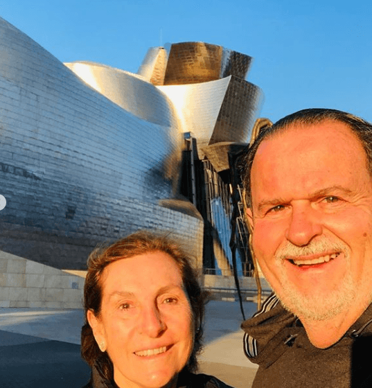También se ha maravillado con lugares como este, en Bilbao, España, y el Museo Guggenheim.