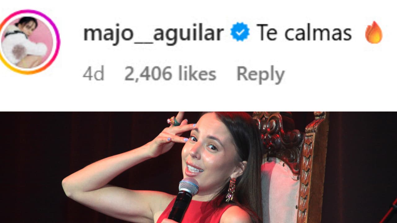 La prima de Ángela Aguilar le escribió en los comentarios 
<b>"te calmas" </b>junto con el emoticono de la llama de fuego.