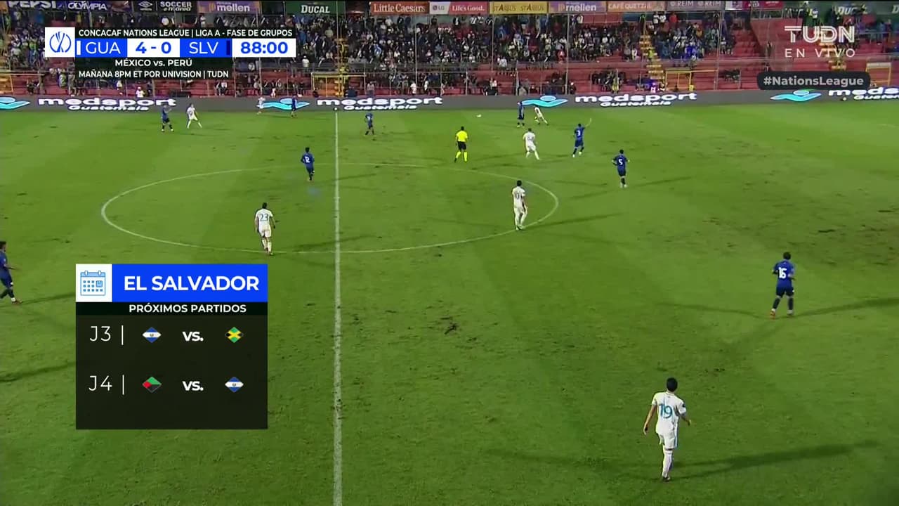 ¡GOL!  anota para Guatemala. Jehú Fajardo