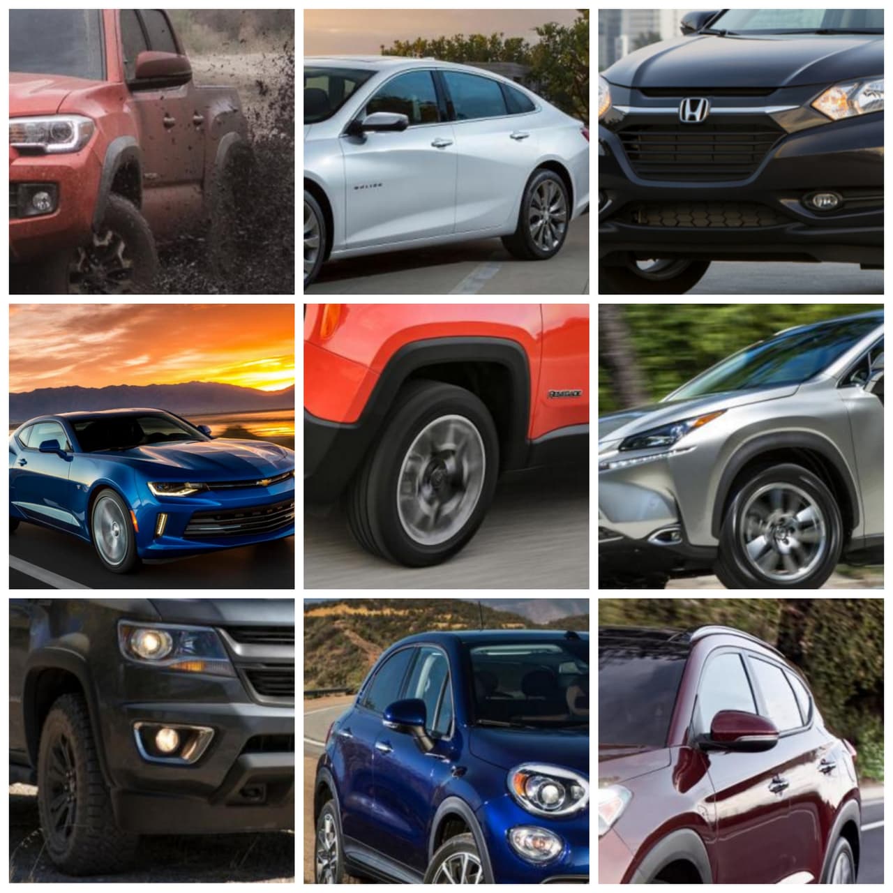 La mitad de los 10 vehículos más buscados en Google en el 2015 usan emblemas americanos, mientras que tres son japoneses, uno proviene de Corea y otro de Italia. Sólo un vehículo en la lista es un sedán familiar, mientras que las pickups ocuparon 3 lugares, hay un deportivo y 5 camionetas crossover (CUV). La Chevrolet acaparó desproporcionadamente la atención de los usuarios de Google con un total de 4 vehículos en la lista. Conócelos