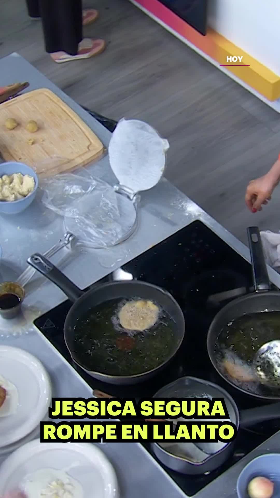 Jessica Segura rompe en llanto por la presión del último reto de Hoy soy el Chef