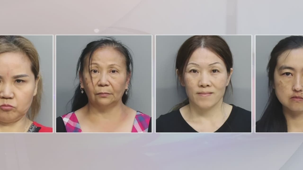 Arrestan a cuatro mujeres en centros de masajes en Miami-Dade: ofrecían actos sexuales, según reporte