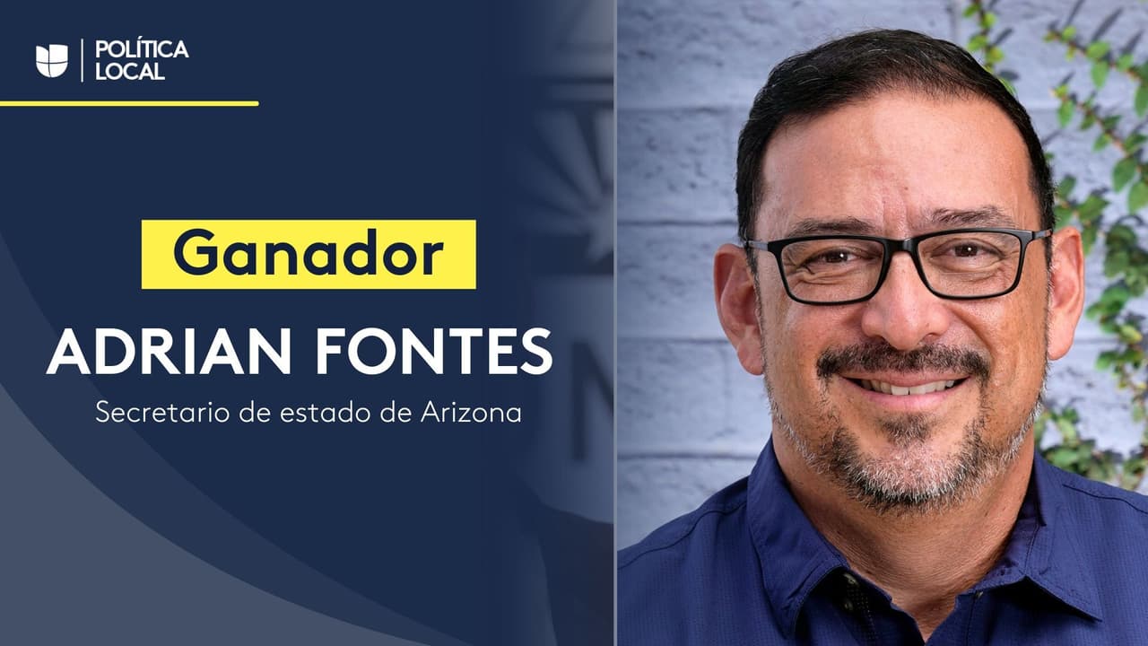 AP predice que el demócrata Adrian Fontes se quedará con la Secretaria de Estado de Arizona