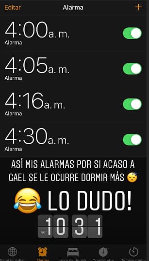 1, 2, 3, 4... Parece que Ana Patricia no tiene opción para quedarse dormida. Aunque realmente estas no son las que utiliza y ella lo deja bien claro.