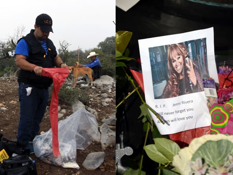 <b>Jenni Rivera</b>: 'La Diva de la Banda', falleció el 
<b>9 de diciembre de 2012</b> a los 43 años tras estrellarse el avión privado.