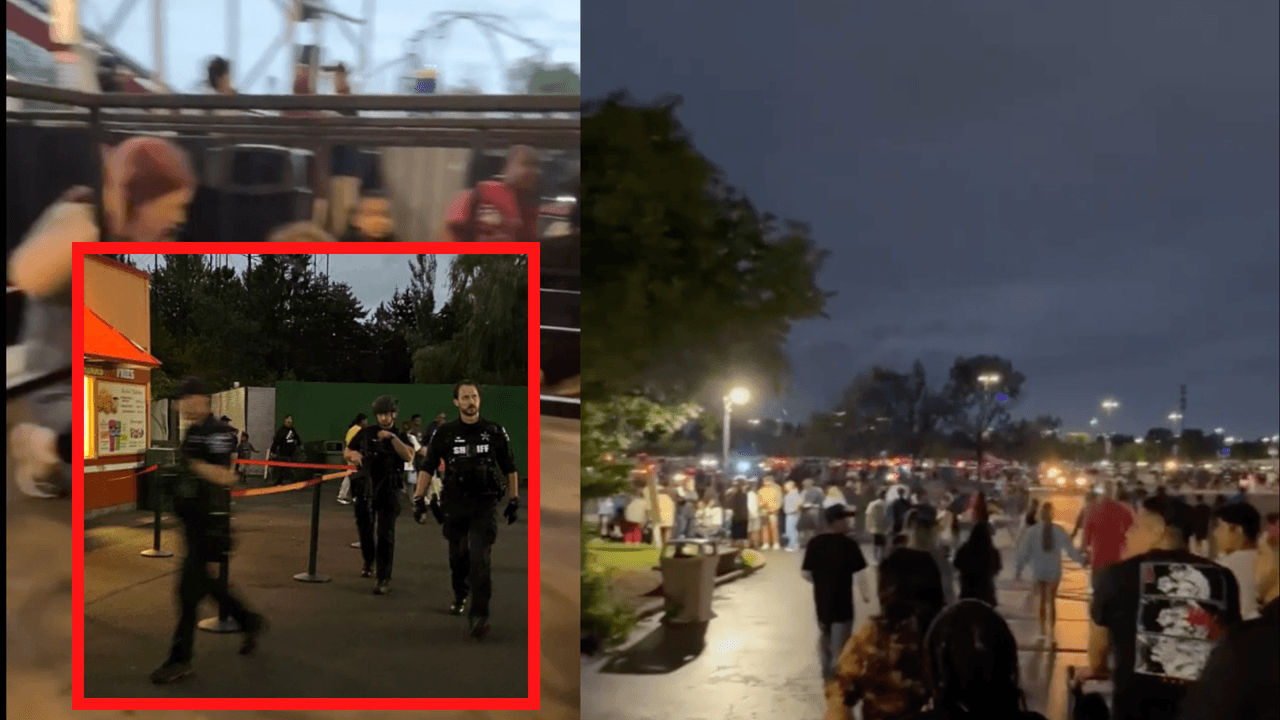 Tiroteo afuera del parque temático Six Flags en Gurnee deja tres personas heridas 