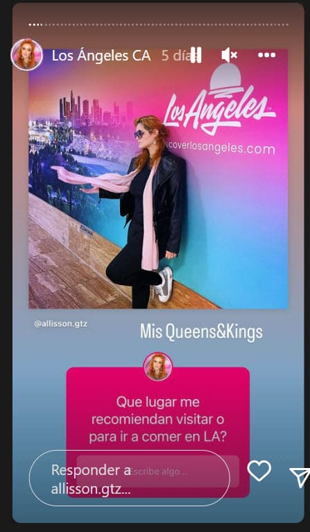 Hasta ha pedido recomendaciones a sus más de 329 mil seguidores. 
<br>