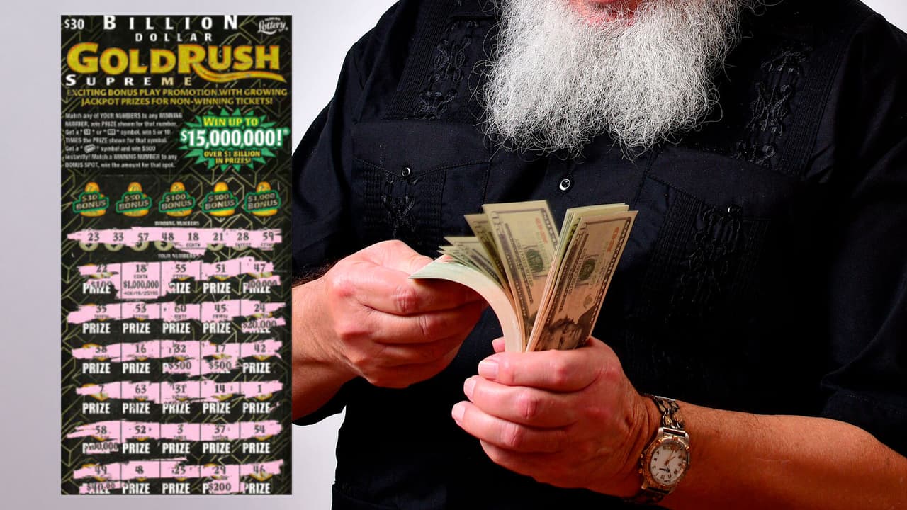 ¡Golpe de suerte! Raspadito de $30 convierte a hispano de 65 años en millonario
