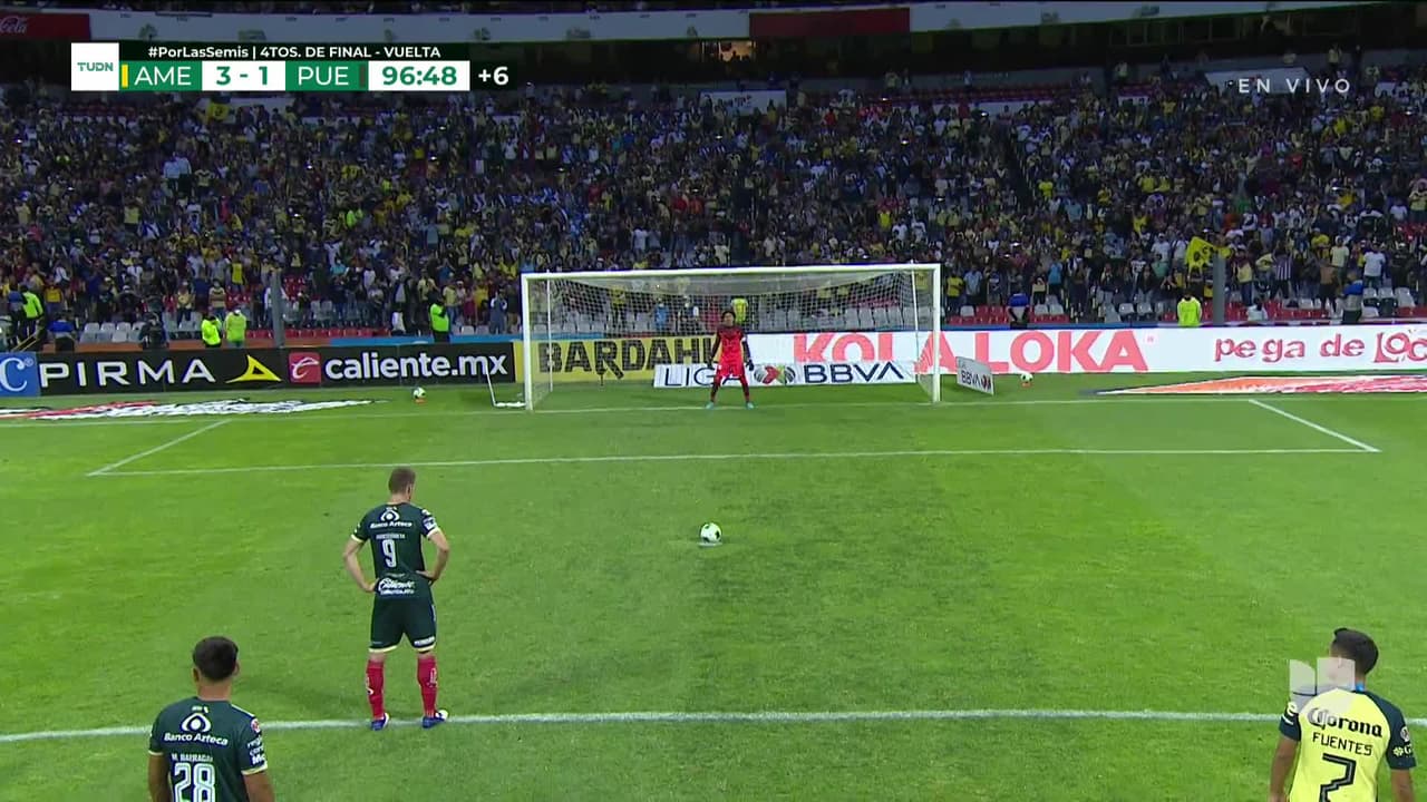 ¡GOOOL! Fernando Aristeguieta anota para Puebla.