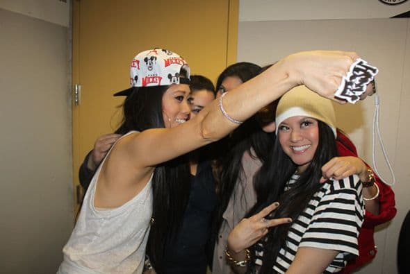 The Jazmin Sisters stopped by the Hot 105.7 studios to visit with Chuy Gomez. These ladies are TALENTED! Check out the pics here!