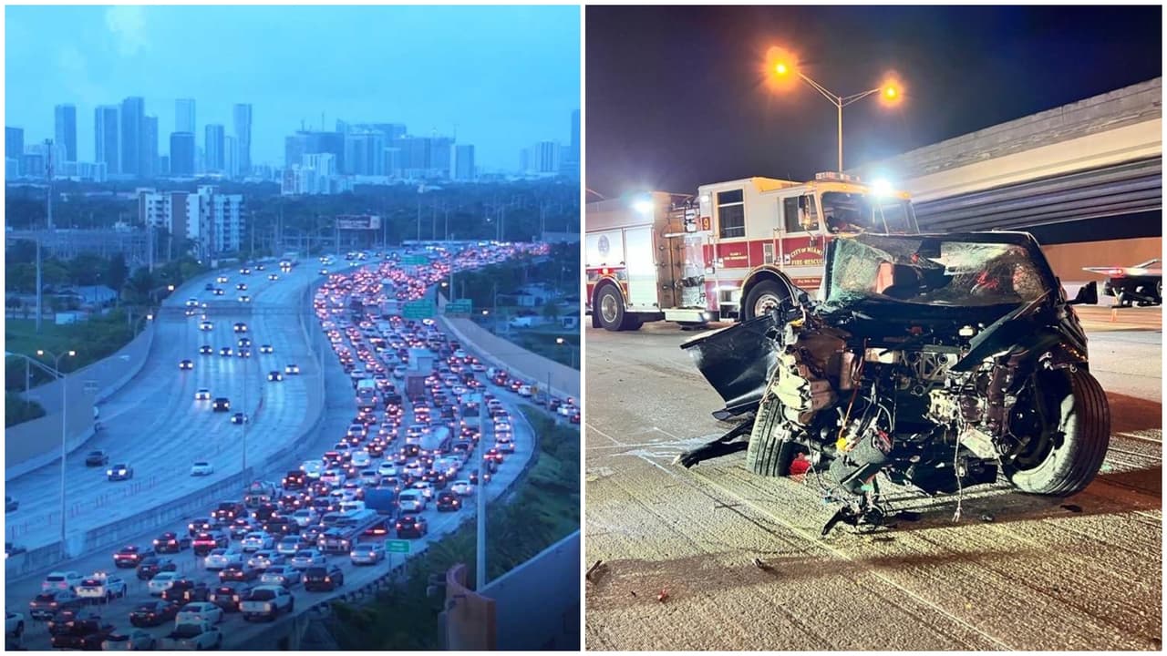 Accidente múltiple en la I-95 deja por lo menos un muerto y 10 heridos