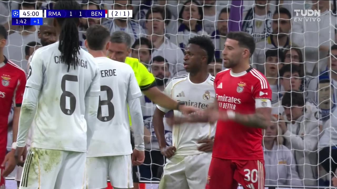 ¡Vinicius contra Otamendi! El brasileño se encara con el capitán de las Águilas