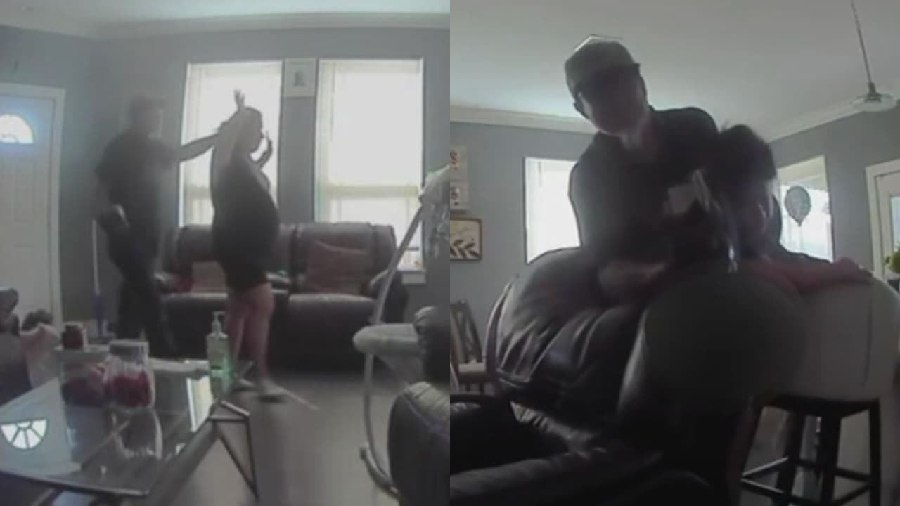 "¡Estoy embarazada!": Mujer es atacada por un ladrón al interior de su casa; todo queda en video