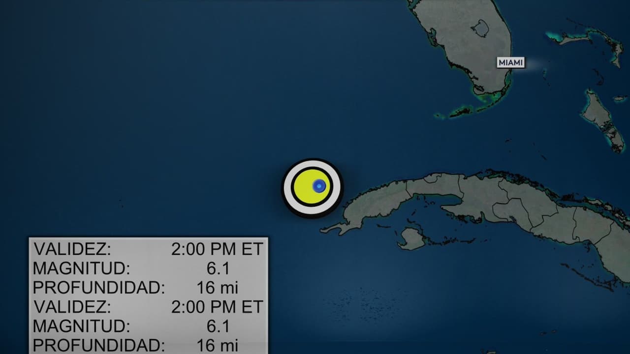 Terremoto en Cuba tuvo epicentro en una zona inusual