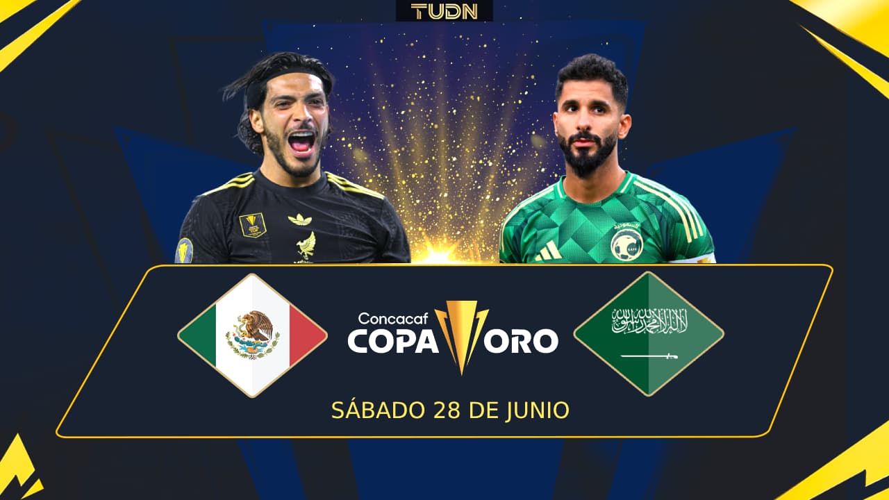 ¿Cuándo es el México vs. Arabia Saudita de la Copa Oro 2025? 