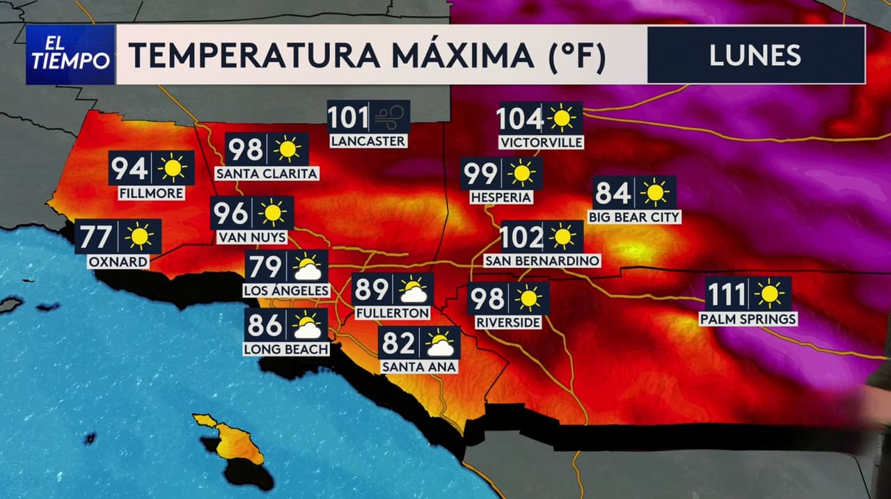 Pronóstico del tiempo hoy en Los Ángeles: Día calido; el termómetro alcanzará 90 °F