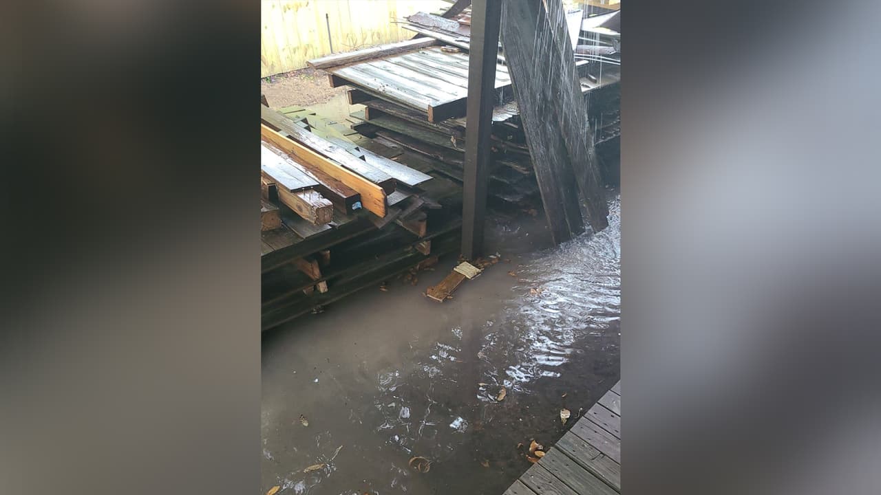 "En Katy llovió muy recio", indicó Miguel Pérez.